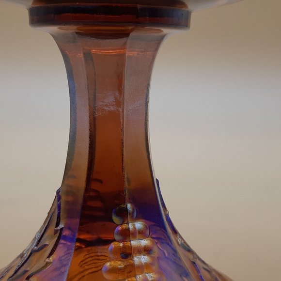 Indiana Glass Company Orange Carnival Compote Serving Dish - Picture 11 of 11